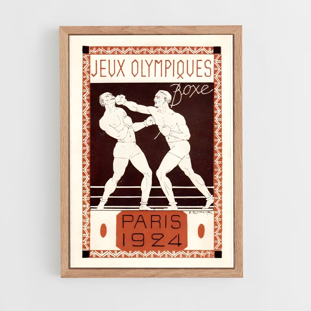 Poster Duel à Paris – affiche Jeux Olympiques (vue 4)